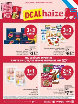 Image du folder Delhaize Luxembourg – Dealhaize de la semaine – S36