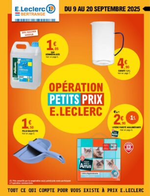 Image du folder E.Leclerc Bertrange – PETITS PRIX