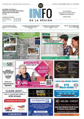Image du folder Info de la région – Semaine 37